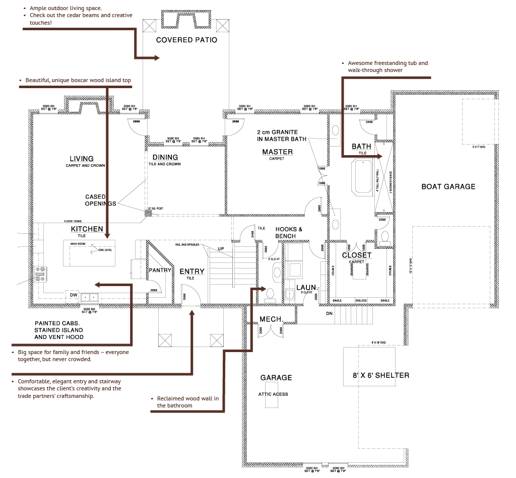 Mandy and Todd's flexible custom home — 1st Floor
