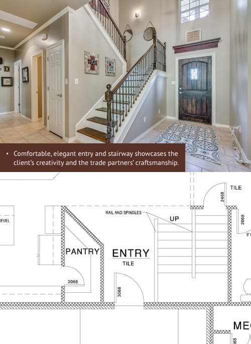 Mandy and Todd's flexible custom home — Entry